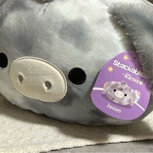 Jason the donkey Stackable Squishmellow NWT (tag has a crease)